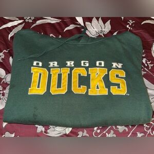 Stadium Athletics Green and Yellow Hoodie